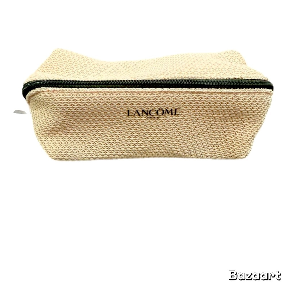 Lancome Light Pink Textured Cosmetic Bag